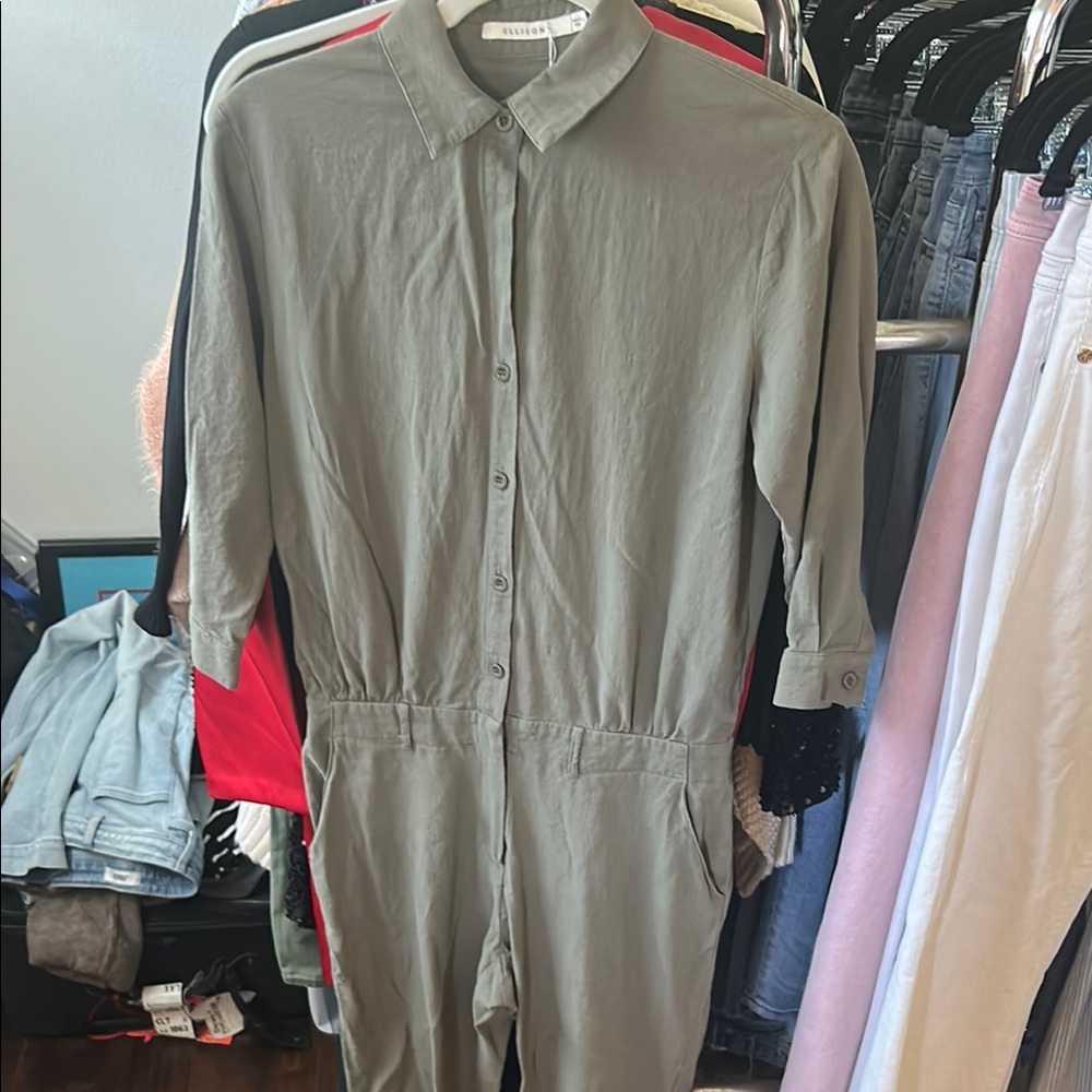 Ellison Olive Jumpsuit